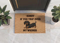 Personalized Dachshund Doormat | Custom Wiener Dog Welcome Mat | Funny Pet Lover Gift | UV Print - OBM Distribution, Inc.