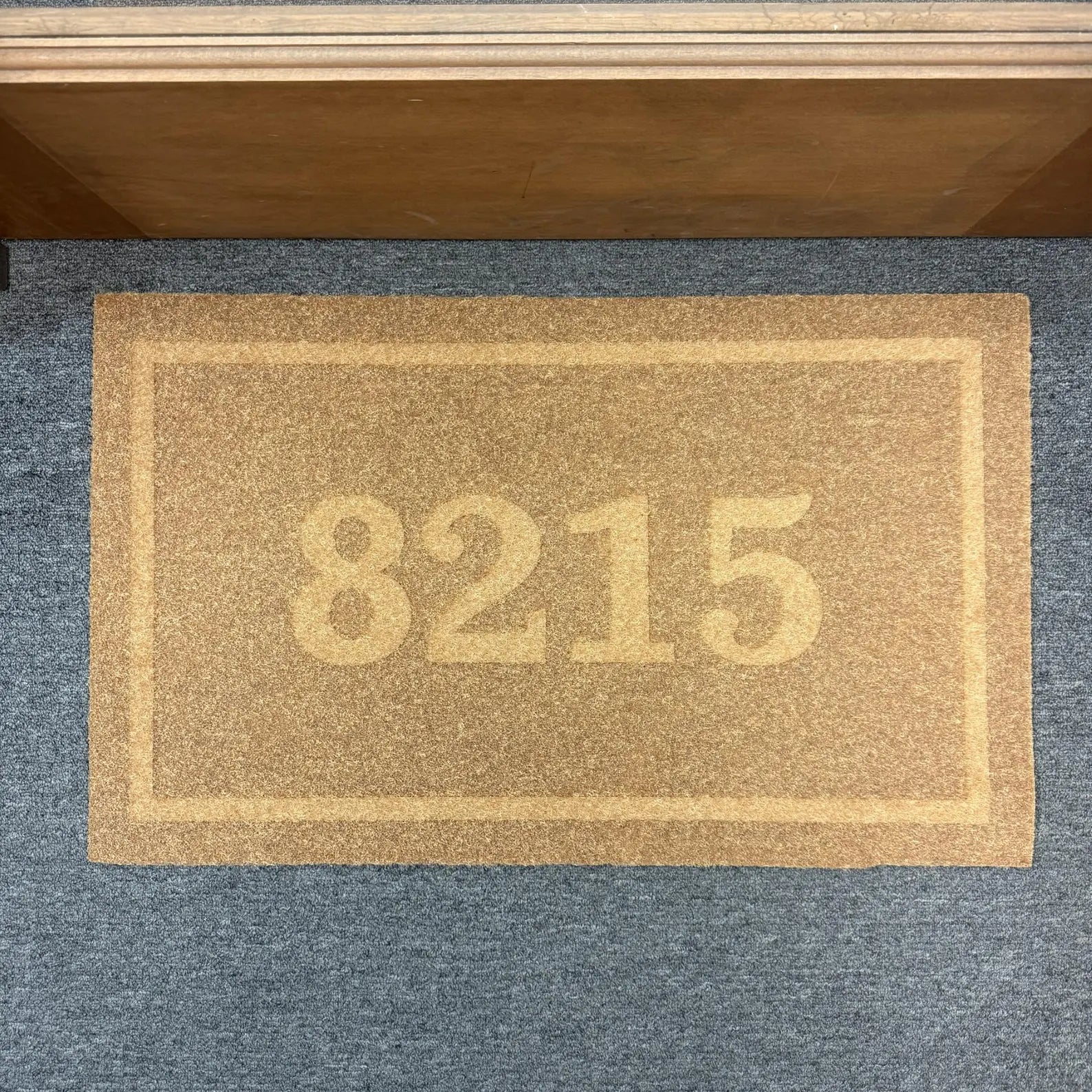 Custom House Number Doormat | Personalized Address Welcome Mat | Realtor Closing Gift | Laser Engraved - OBM Distribution, Inc.
