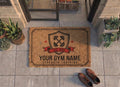 Personalized Gym Doormat | Custom Fitness Studio Welcome Mat | Gym Owner Gift | Laser Engraved - OBM Distribution, Inc.