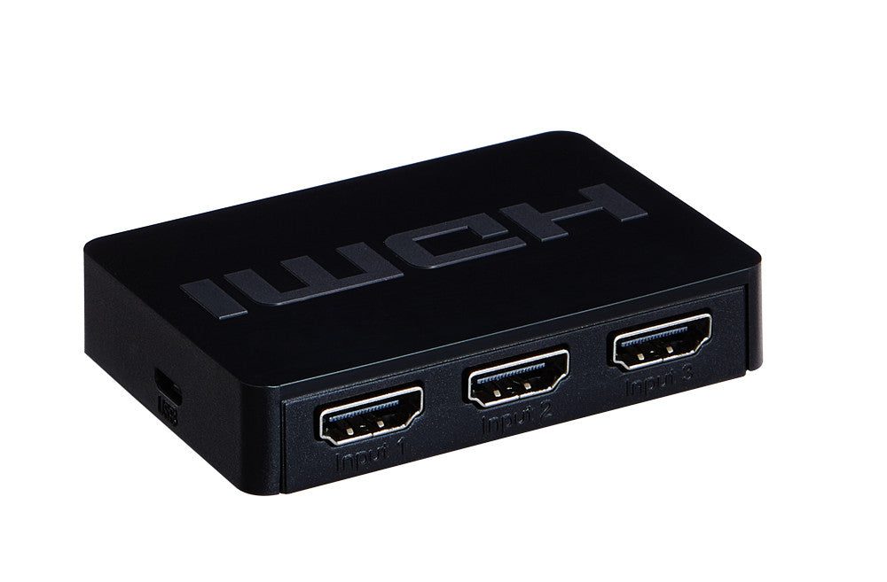 SFX HDSW3-N Mini HDMI  Switcher 3x1 - OBM Distribution, Inc.